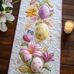 Floral Charm Quilted Table Runner