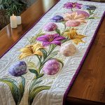 Floral Delight Quilted Table Runner
