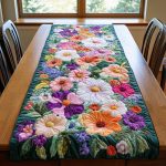 Floral Dreams Quilted Table Runner