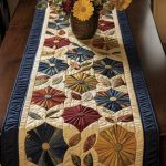 Floral Elegance Quilted Table Runner