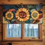 Floral Solace Quilted Valance