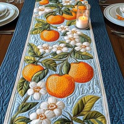 Florida Charm Quilted Table Runner