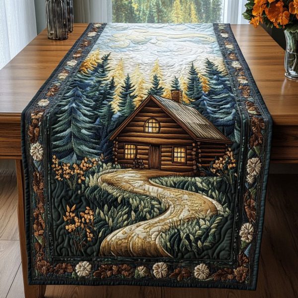 Forest Lodge Glow Quilted Table Runner