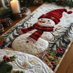 Frosted Cheer Quilted Table Runner
