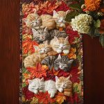 Cat Quilted Table Runner