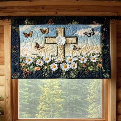 Garden Of God Quilted Valance