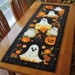 Ghoulish Halloween Quilted Table Runner