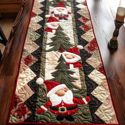 Gnome Greetings Quilted Table Runner