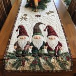 Gnome Mischief Quilted Table Runner