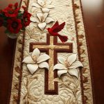 Graceful Bloom Quilted Table Runner