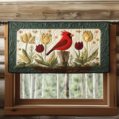Guiding Wings Quilted Valance