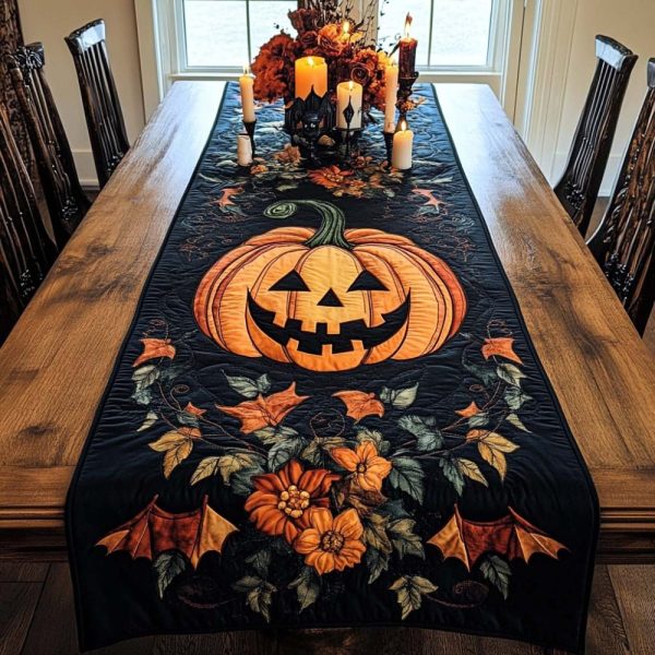 Halloween Cheer Quilted Table Runner