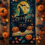 Halloween Quilted Table Runner