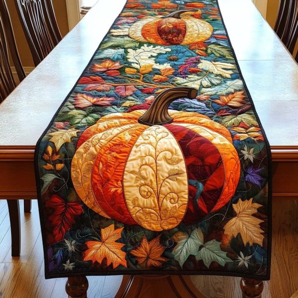 Harvest Charm Quilted Table Runner