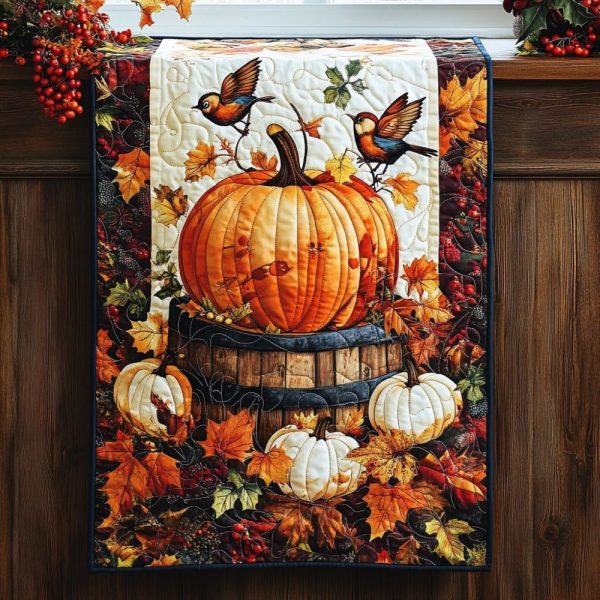 Harvest Moon Quilted Table Runner