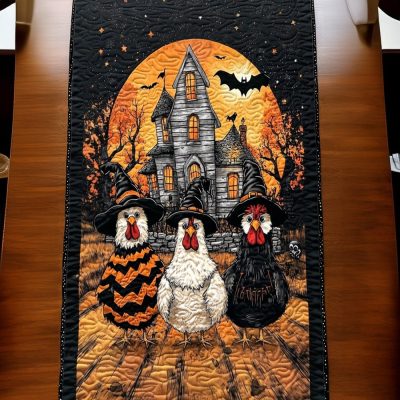Haunted Harvest Quilted Table Runner