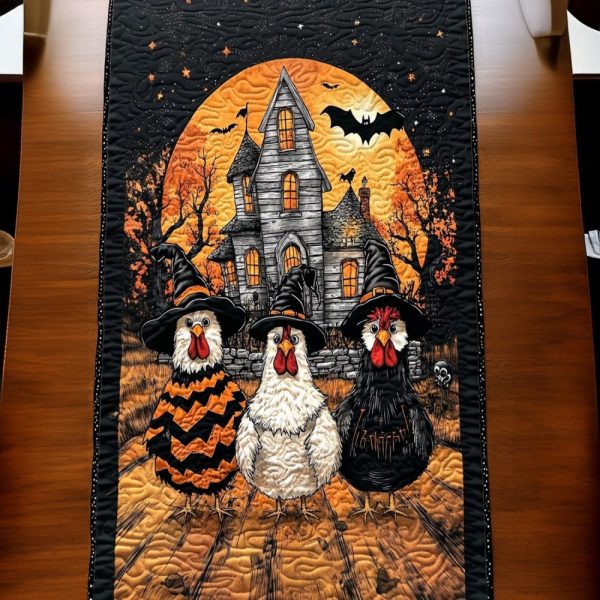 Haunted Harvest Quilted Table Runner