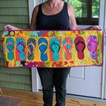 Hawaii Flip-Flops Quilted Table Runner