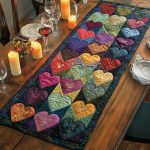 Heartbeat Runner Quilted Table Runner