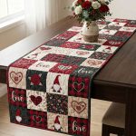 Heartfelt Quilted Table Runner