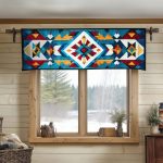 Heritage Bloom Quilted Valance