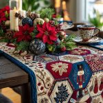 Holiday Sprinkles Charm Quilted Table Runner