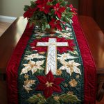 Holy Christmas Quilted Table Runner