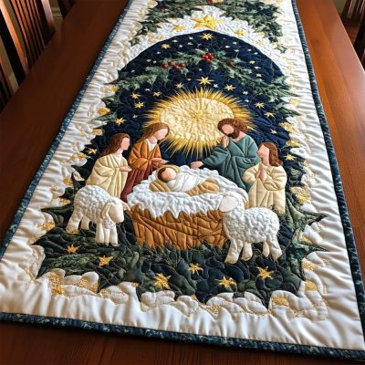 Holy Light Quilted Table Runner