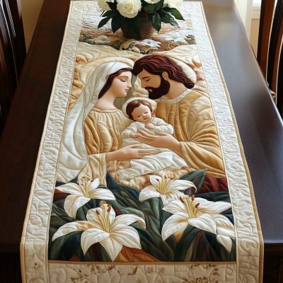 Holy Night Comfort Quilted Table Runner