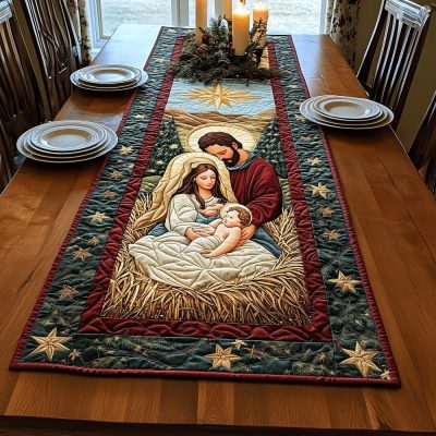 Holy Night Quilted Table Runner