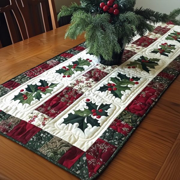 Jingle Joy Quilted Table Runner