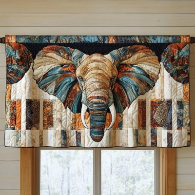 Jungle Serenity Quilted Valance