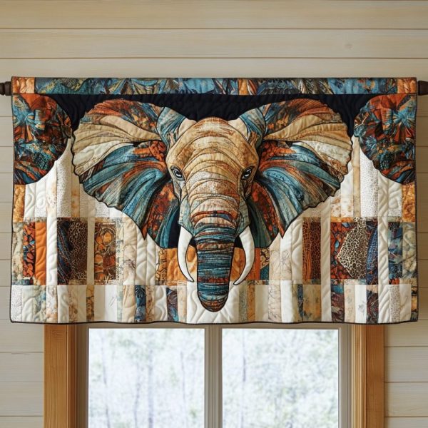 Jungle Serenity Quilted Valance