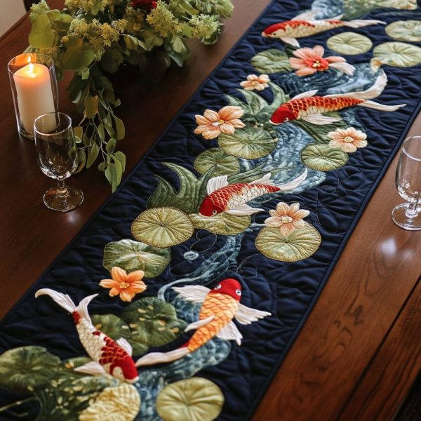 Koi Dreams Quilted Table Runner