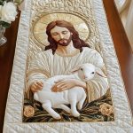 Lamb Of Peace Quilted Table Runner
