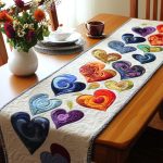Lattice Of Love Quilted Table Runner