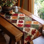 Leaf Dance Quilted Table Runner