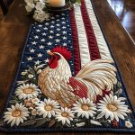 Liberty Feather Quilted Table Runner