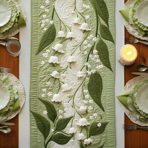 Lily Grace Quilted Table Runner