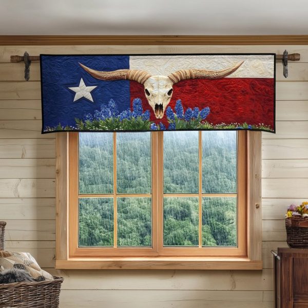 Lone Star Beauty Quilted Valance