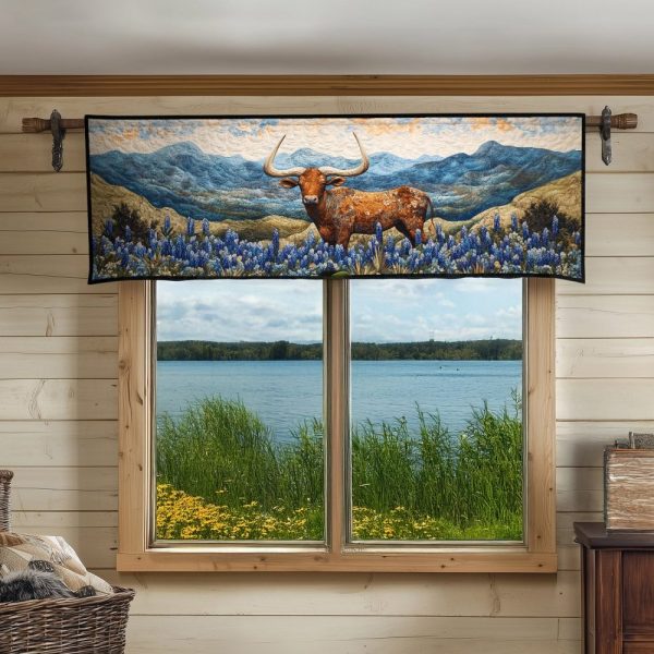 Longhorn Legacy Quilted Valance