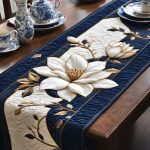 Magnolia Aura Quilted Table Runner