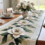 Magnolia Belle Quilted Table Runner