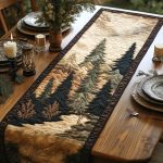 Majestic Pines Quilted Table Runner