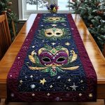Mardi Gras Jubilee Quilted Table Runner