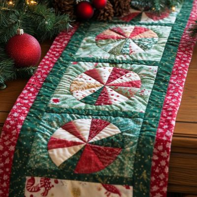 Merry Magic Quilted Table Runner