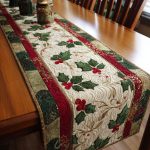 Mistletoe Dream Quilted Table Runner