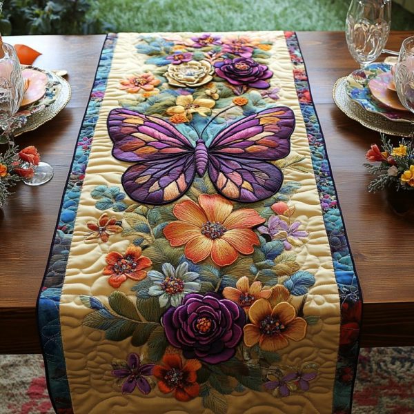 Monarch Magic Quilted Table Runner