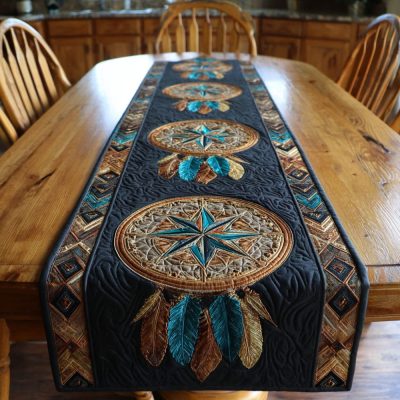 Moonwoven Dreams Quilted Table Runner