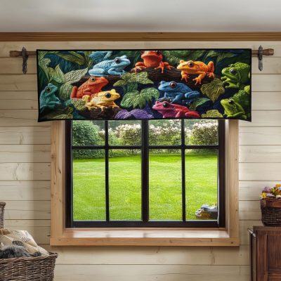 Mystic Marsh Dwellers Quilted Valance